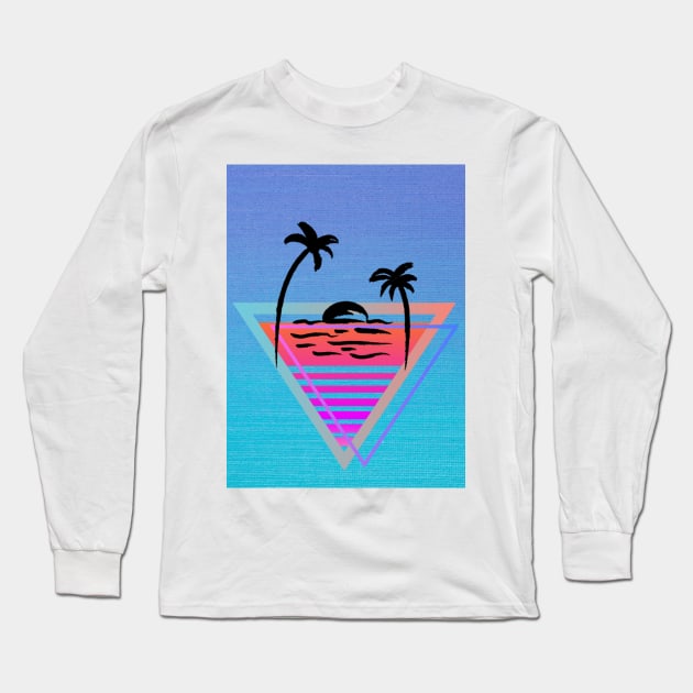 palm tree Long Sleeve T-Shirt by beleafcreativ